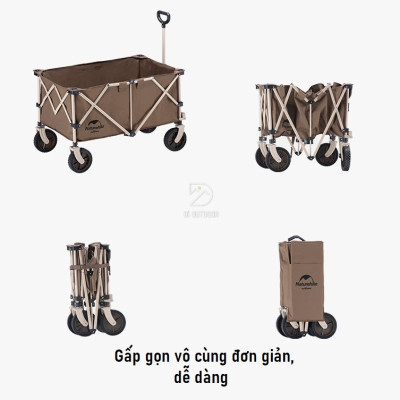Xe Kéo Dã Ngoại Gấp Gọn Naturehike Glamping NH20PJ005