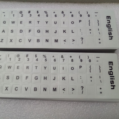 Miếng dán phím chữ ngôn ngữ Tiếng Anh, chuẩn ngôn ngữ US