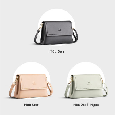 Túi Yuumy ( Thời trang nữ đi chơi size 20 - Túi đeo chéo da Seasand YN195 )