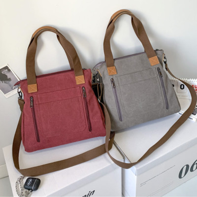 Túi xách túi đeo vai nữ vải canvas thời trang cao cấp phong cách mới