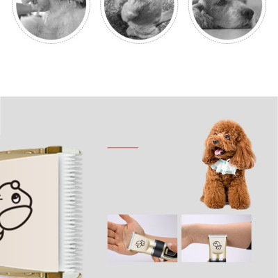 Tông đơ cắt tỉa lông thú cưng Hanpet có cổng sạc USB tiện dụng (màu ngẫu nhiên)