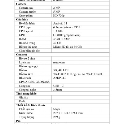 Máy tính bảng Xelex Gama Tab X8 EDU (Hàng chính hãng)