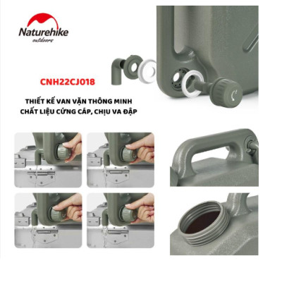 Bình/Can nước dã ngoại NatureHike CNH22CJ018