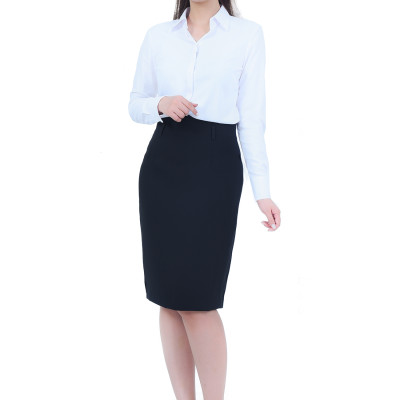 Áo sơ mi nữ sợi tre màu trắng dài tay May 10 mã 010221155WON