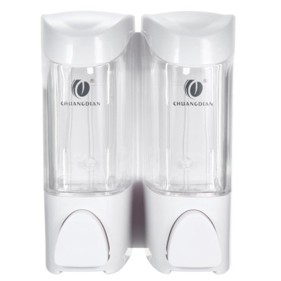 Hộp đựng xà phòng 2 ngăn treo tường CHUANGDIAN 300ml Hộp đựng Dầu gội Sữa tắm