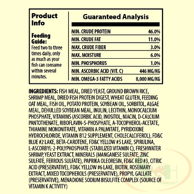 Thức ăn cá TetraMin Tropical Flakes (Tetra Min) dạng lá nổi dinh dưỡng bể cá tép cảnh