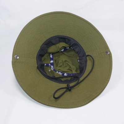 Nón tai bèo, nón bo nam, nón lính mùa hè xanh vành rộng, chống nắng tốt, có dây quai nón - Hạnh Dương