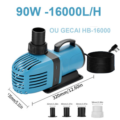 Máy bơm nước hồ cá HB-16000 HB-18000 HB-20000 HB-25000 cao cấp. BH uy tín