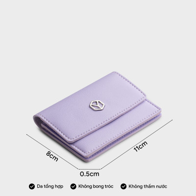 Ví Yuumy ( Thời trang nữ dáng ngắn nắp gập - Ví da Seasand YV100 )
