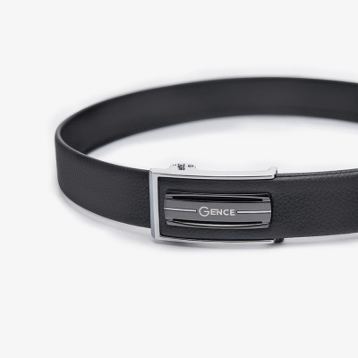 Thắt Lưng Nam Dây Lưng Hàng Hiệu GENCE LG33 Chất Liệu Da Bò Cao Cấp Màu Đen