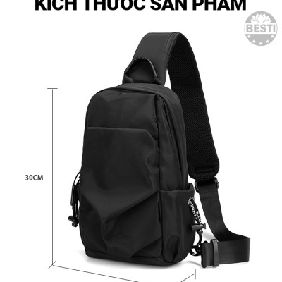 Túi Đeo Chéo Nam Thể Thao Chống Nước, Chống Xước, Chống Bám Bụi,chất Liệu Vải Oxford Thiết Kế Thông Minh, Phong Cách Hiện Đại Thời Trang Cao Cấp Besti Y03- Hàng Chính Hãng