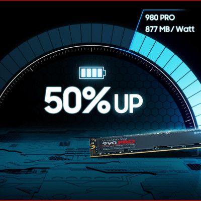 Ổ cứng gắn trong SSD Samsung 990 PRO M.2 PCIe Gen4.0 x4 NVMe 2.0 - 1 Đổi 1 - Bảo Hành 5 năm Hàng chính hãng