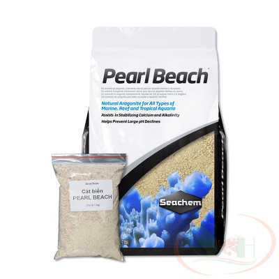 Cát biển Seachem Pearl Beach trải nền trang trí bể cá biển san hô nước mặn