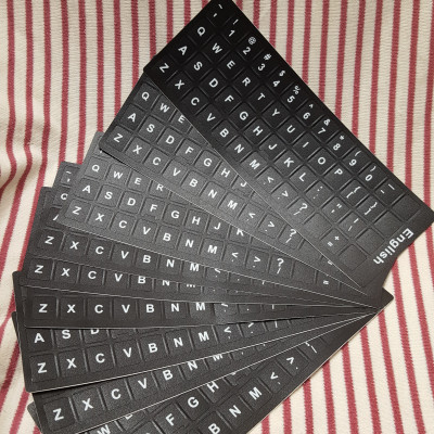 Miếng dán phím chữ ngôn ngữ Tiếng Anh, chuẩn ngôn ngữ US