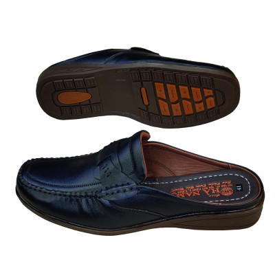 Dép Bít Mũi Nam Da Bò Thật TiTi ĐÔ Cao Cấp GSB2099