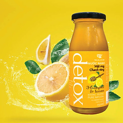 Nước Ép Rau Củ Nano - Mật Ong Chanh Vàng - 250ml