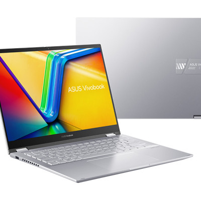 Asus Vivobook S 14 Flip TP3402VA-LZ632W (Intel Core i5-13420H | 16GB | 512GB | Intel UHD | 14 inch WUXGA IPS | Win 11 | Bạc) - HÀNG CHÍNH HÃNG
