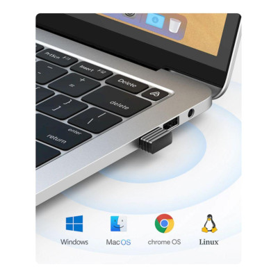 Ugreen UG90374MU001TK 4000dpi 10M 2.4g Màu Xanh Chuột không dây - HÀNG CHÍNH HÃNG