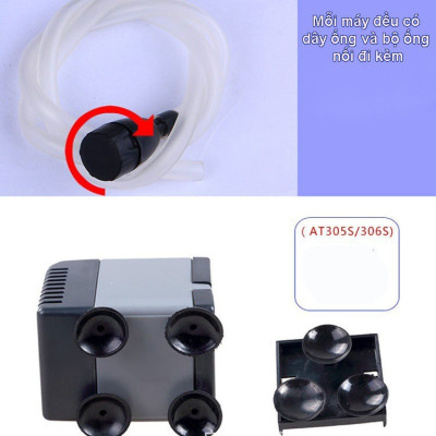 Máy bơm nước Atman AT 306S 27W 2000L/Hr cho hồ cá cảnh mini siêu bền, Bảo hành uy tín