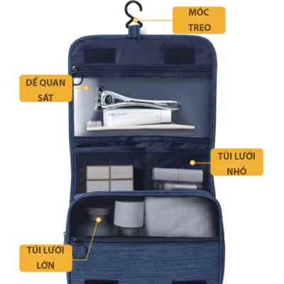 Túi Đựng Đồ Cá Nhân Du Lịch , Túi Đựng Mỹ Phẩm Kiểu Hàn Quốc  Mẫu Mới - MP002