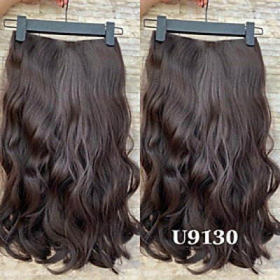 Tóc giả chữ u 3/4 xoăn gợn cao cấp