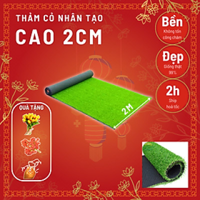 Thảm cỏ nhân tạo 3cm -Cây giả, hoa lụa Decor trang trí nhà cửa