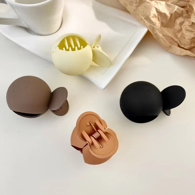 Kẹp tóc càng cua tròn thời trang trẻ phong cách Hàn Quốc