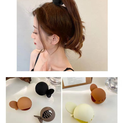 Kẹp tóc càng cua tròn thời trang trẻ phong cách Hàn Quốc