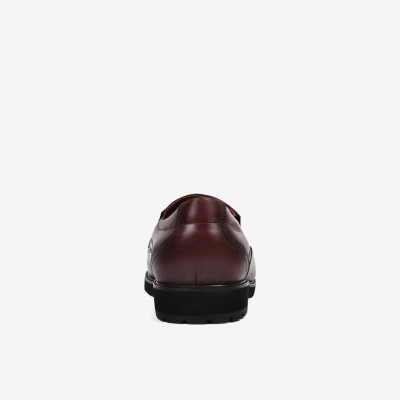 Giày tây nam Đông Hải da bò cao cấp thiết kế slip-on tiện lợi đế cao su 3cm - G01A5