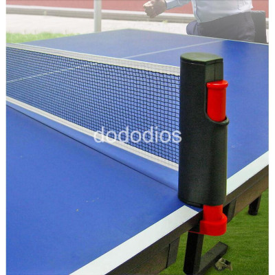 Combo 2 Vợt Bóng Bàn Tặng Kèm 3 Quả Bóng Bàn + Kẹp Trụ Lưới Bóng Bàn Rút Gọn Nhựa ABS 1,7m Chính Hãng dododios