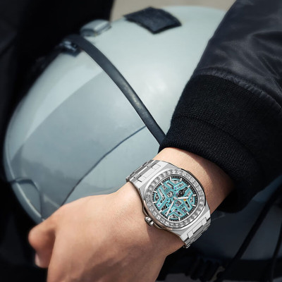 Đồng Hồ Nam I&W Carnival 763G1 Chính Hãng Full Box Chống Nước Kính Chống Xước Dây Thép Cao Cấp BH24T (Máy Cơ Tự Động)