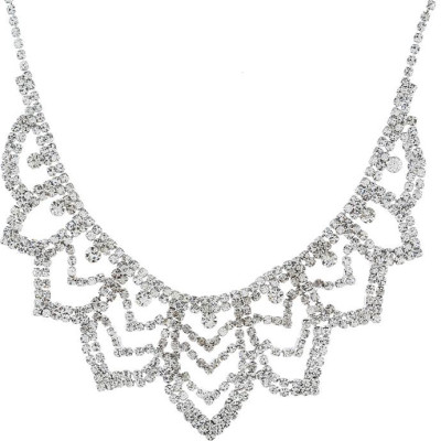 Bộ trang sức họa tiết đuôi công đính đá dạ tiệc CD04