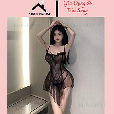 Váy Ngủ Sexy Đẹp Quyến Rũ Và Gợi Cảm,Set Đồ Ngủ Gợi Cảm, Mềm Mại, Co Dãn Sexy, Váy Ngủ Gợi Cảm C026