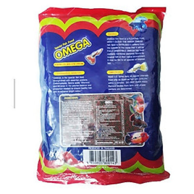 Thức Ăn Cho Cá Cảnh Cám Thái Cao Cấp OMEGA  Cho Cá Koi, Cá Ba Đuôi, Cá Vàng túi từ 100gr-1kg