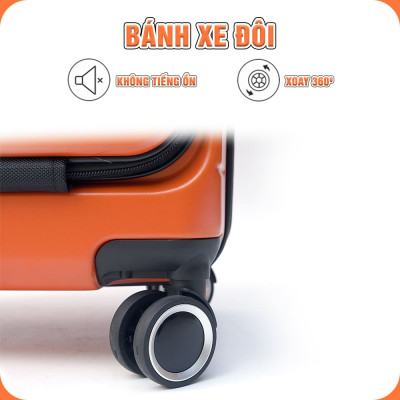 TẶNG TÚI ĐỰNG GIÀY + THẺ TAG - Vali có ngăn đựng Laptop TRIP LUX90 size 20inch - Hàng chính hãng