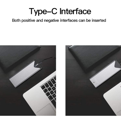 Box Chuyển SSD M2 Sata Sang Ổ Cứng Di Động SSK SHE-C320 Chuẩn 3.0 Hỗ Trợ Đến 5Gbps  - Hàng Nhập Khẩu