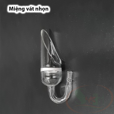 Đầu sủi co2 mịn thủy tinh OEM hòa tan trộn co2 diffuser nhuyễn bể thủy sinh cá tép cảnh