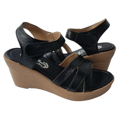 Giày Đế Xuồng Nữ BIGGBEN Da Bò Thật Cao 7 Phân SDX68