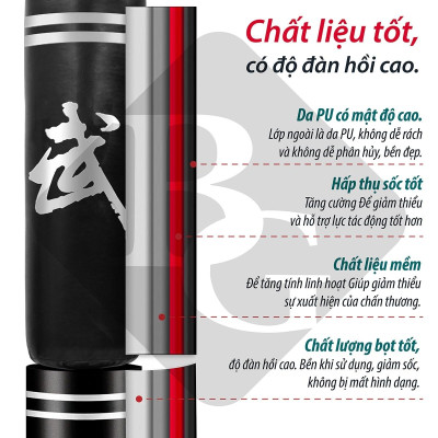 BG027 Bao đấm bốc boxing,Bao Đấm Bốc Cao Cấp 175cm dành người lớn, trụ đấm boxing, đấm bốc trẻ em, đấm bốc cho bé