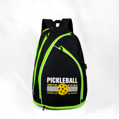 Balo đựng vợt Pickleball, Tennis,Cầu Lông, 6 Ngăn Riêng Biệt( Có Ngăn Giày Riêng), Kích thước 48 x 31 x 17,5cm