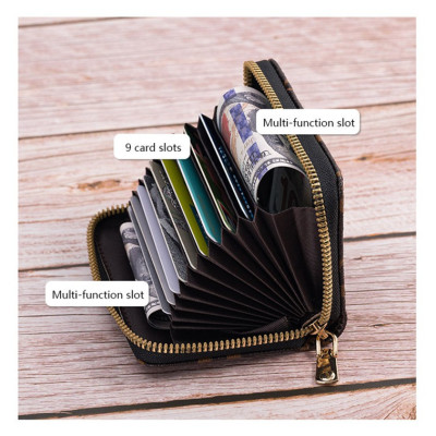 Ví nữ ngắn mini cầm tay gồm nhiều ngăn  đựng tiền , thẻ  nhỏ gọn bỏ túi thời trang hàn quốc cute dễ thương   