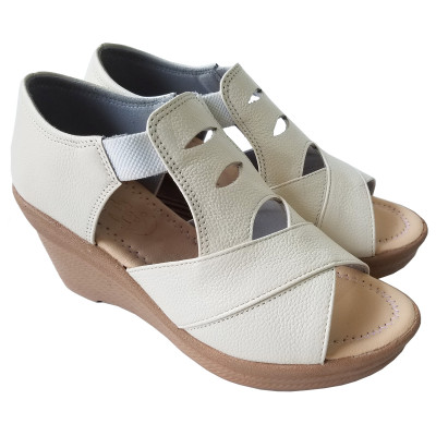 Giày Đế Xuồng Nữ BIGGBEN Da Bò Thật Cao 7 Phân SDX76