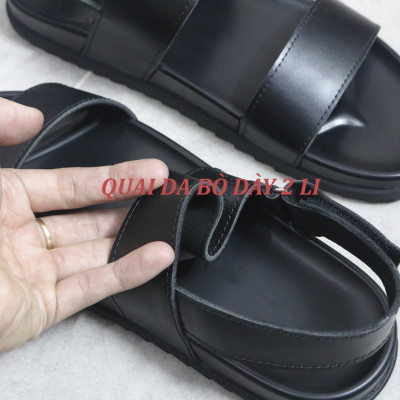 Dép Nam Quai Da Bò Loại Bền Đẹp Đây ( Mã DE01)