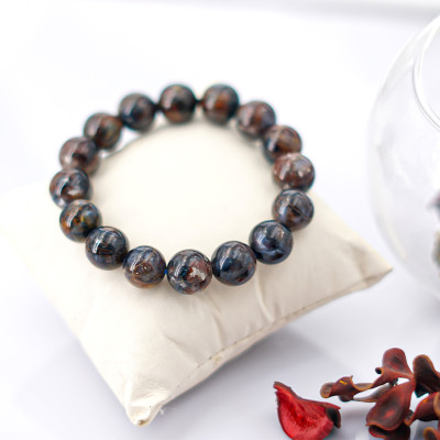 Vòng tay Pietersite Nâu Vàng VIP 12mm do Anqlo tác chế