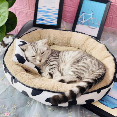 NỆM BÒ SỮA TRÒN SIÊU ÊM MỀM MỊN DƯỚI 6KG DÀNH CHO THÚ CƯNG CHÓ MÈO