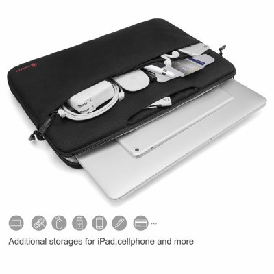 Túi Xách/ Túi Đeo Vai TOMTOC (USA) Messenger Bags Cho Macbook 13”/14” Ultrabook 13″ Chống Sốc Và Có Thêm Ngăn Phụ Kiện Hàng Chính Hãng