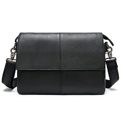 Túi ví đeo chéo da bò cao cấp BHM82298 Clutch cầm tay - Túi đeo vai nam da thật