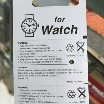 Pin Đồng hồ đeo tay Maxell SR626SW 1.55V 377