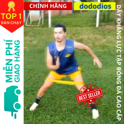 Bộ 5 Dây kháng lực đá banh cho nam, đá banh lực mạnh - Dây tập sút đá bóng - Hàng Chính Hãng DoDoDios