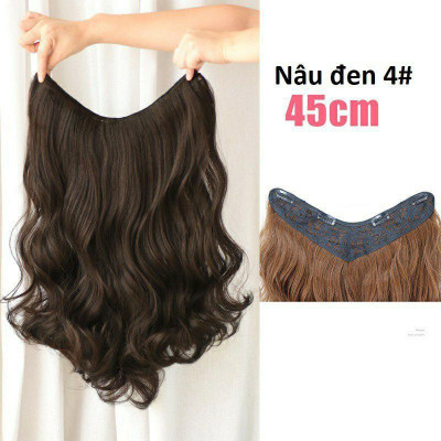 Kẹp tóc giả chữ V 45cm